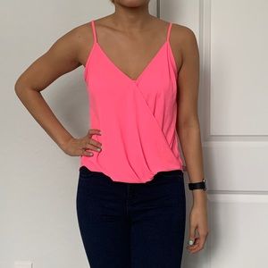 Neon pink Lush top